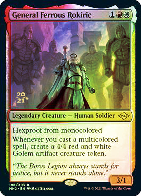 General Ferrous Rokiric [Modern Horizons 2 Prerelease Promos] | Odin's Place