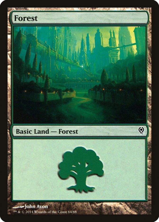 Forest (84) [Duel Decks: Jace vs. Vraska] | Odin's Place