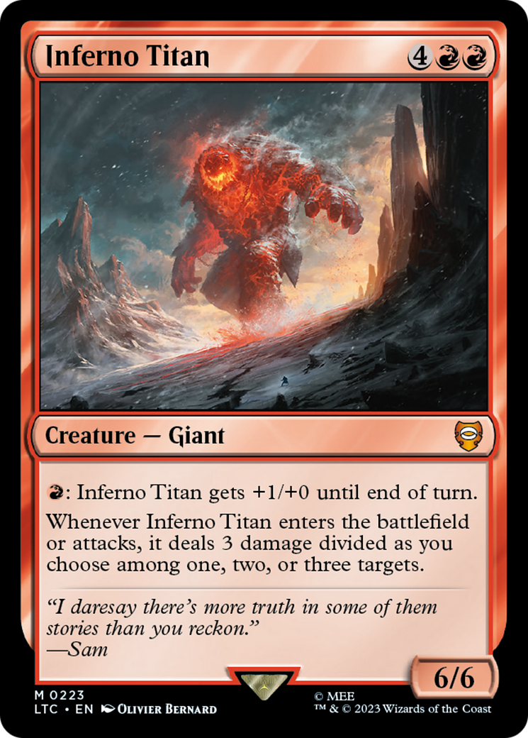 Inferno Titan [The Lord of the Rings: Tales of Middle-Earth Commander] | Odin's Place