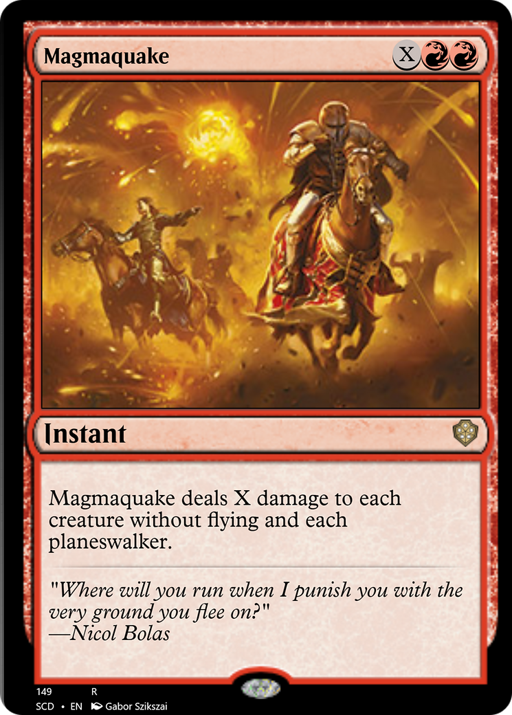 Magmaquake [Starter Commander Decks] | Odin's Place