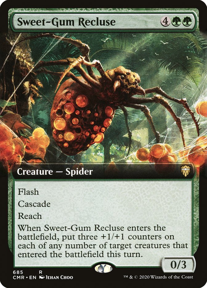 Sweet-Gum Recluse (Extended Art) [Commander Legends] | Odin's Place