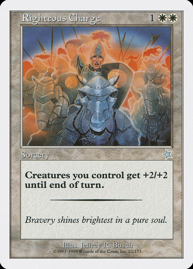 Righteous Charge (22) [Starter 1999] | Odin's Place