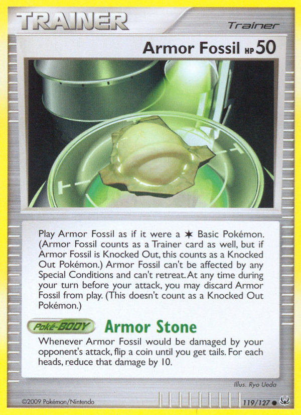 Armor Fossil (119/127) [Platinum: Base Set] | Odin's Place