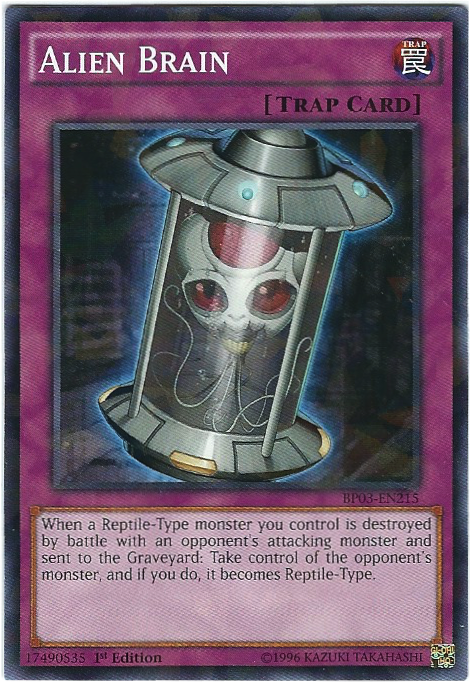 Alien Brain [BP03-EN215] Shatterfoil Rare | Odin's Place