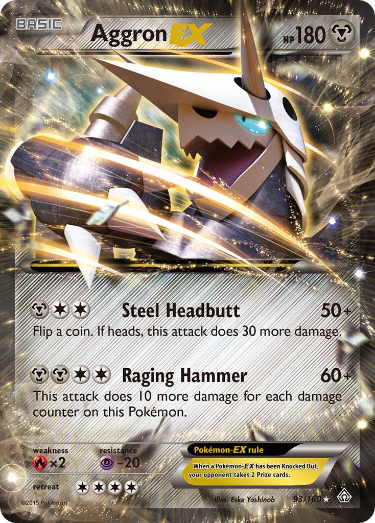 Aggron EX (93/160) [XY: Primal Clash] | Odin's Place