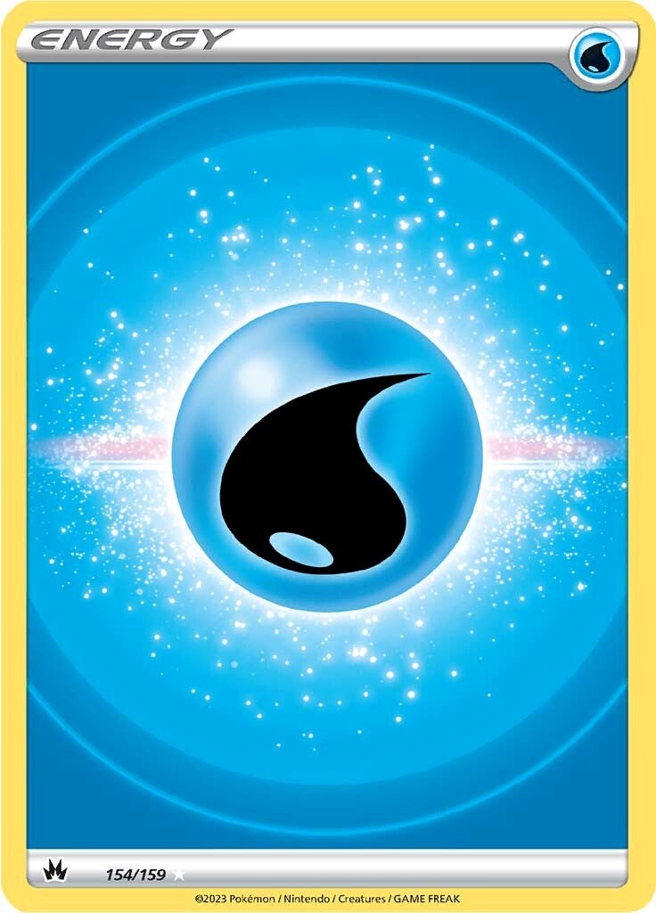 Water Energy (154/159) (Texture Full Art) [Sword & Shield: Crown Zenith] | Odin's Place