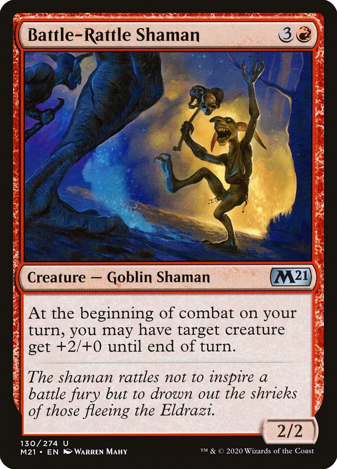 Battle-Rattle Shaman [Core Set 2021] | Odin's Place