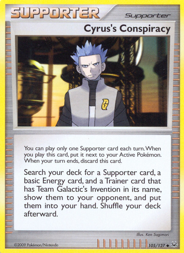 Cyrus's Conspiracy (105/127) [Platinum: Base Set] | Odin's Place