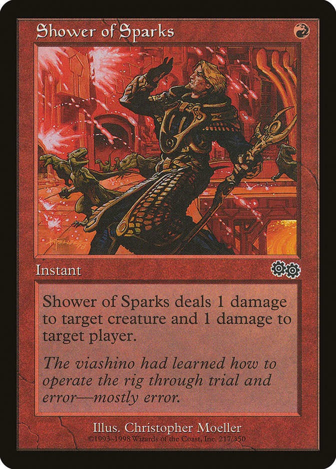 Shower of Sparks (217) [Urza's Saga] | Odin's Place