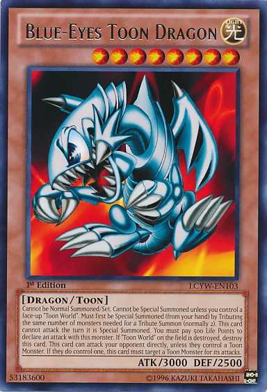 Blue-Eyes Toon Dragon [LCYW-EN103] Rare | Odin's Place
