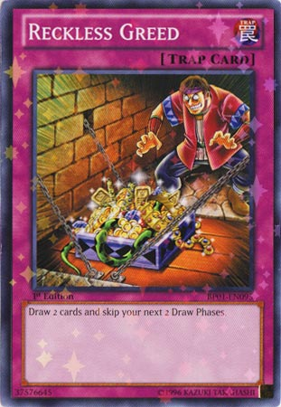 Reckless Greed [BP01-EN095] Starfoil Rare | Odin's Place