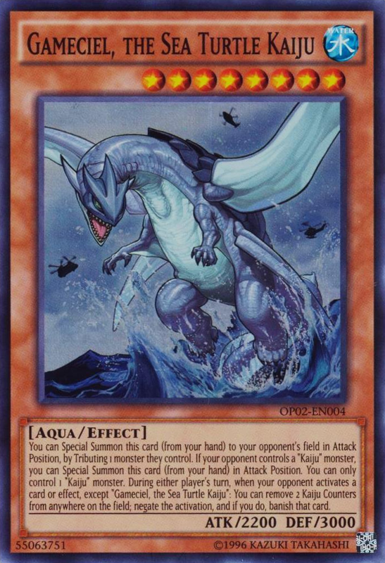 Gameciel, the Sea Turtle Kaiju [OP02-EN004] Super Rare | Odin's Place
