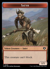 Eldrazi Scion // Satyr Double-Sided Token [Commander Masters Tokens] | Odin's Place