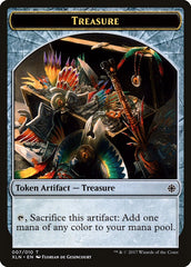 Saproling // Treasure (007) Double-Sided Token [Explorers of Ixalan Tokens] | Odin's Place