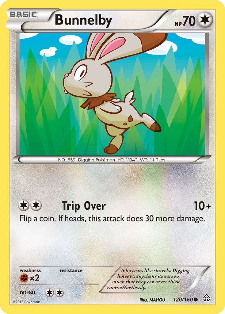 Bunnelby (120/160) [XY: Primal Clash] | Odin's Place