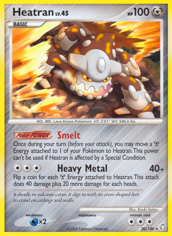 Heatran (30/146) [Diamond & Pearl: Legends Awakened] | Odin's Place