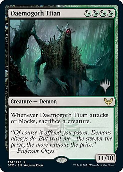 Daemogoth Titan (Promo Pack) [Strixhaven: School of Mages Promos] | Odin's Place