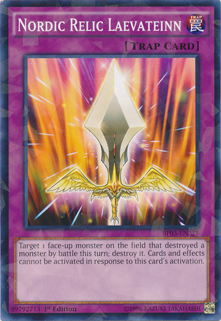 Nordic Relic Laevateinn [BP03-EN221] Shatterfoil Rare | Odin's Place