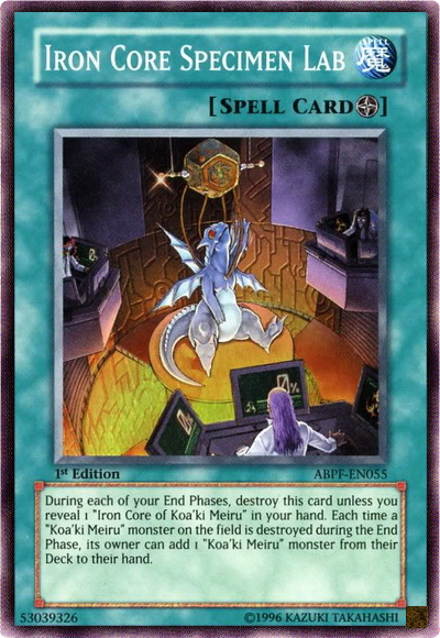 Iron Core Specimen Lab [ABPF-EN055] Super Rare | Odin's Place