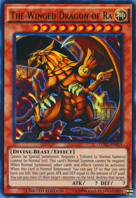 The Winged Dragon of Ra [LDK2-ENS03] Ultra Rare | Odin's Place