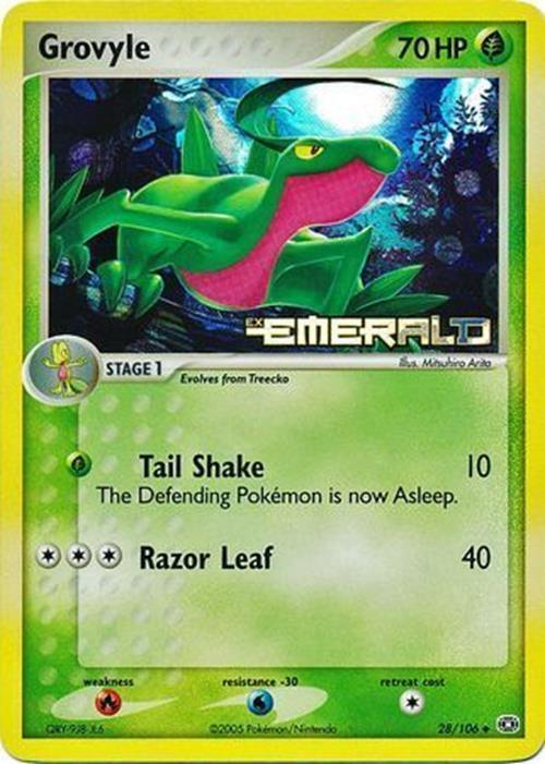 Grovyle (28/106) (Stamped) [EX: Emerald] | Odin's Place