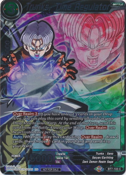 Trunks, Time Regulator (Event Pack 05) (BT7-103) [Promotion Cards] | Odin's Place