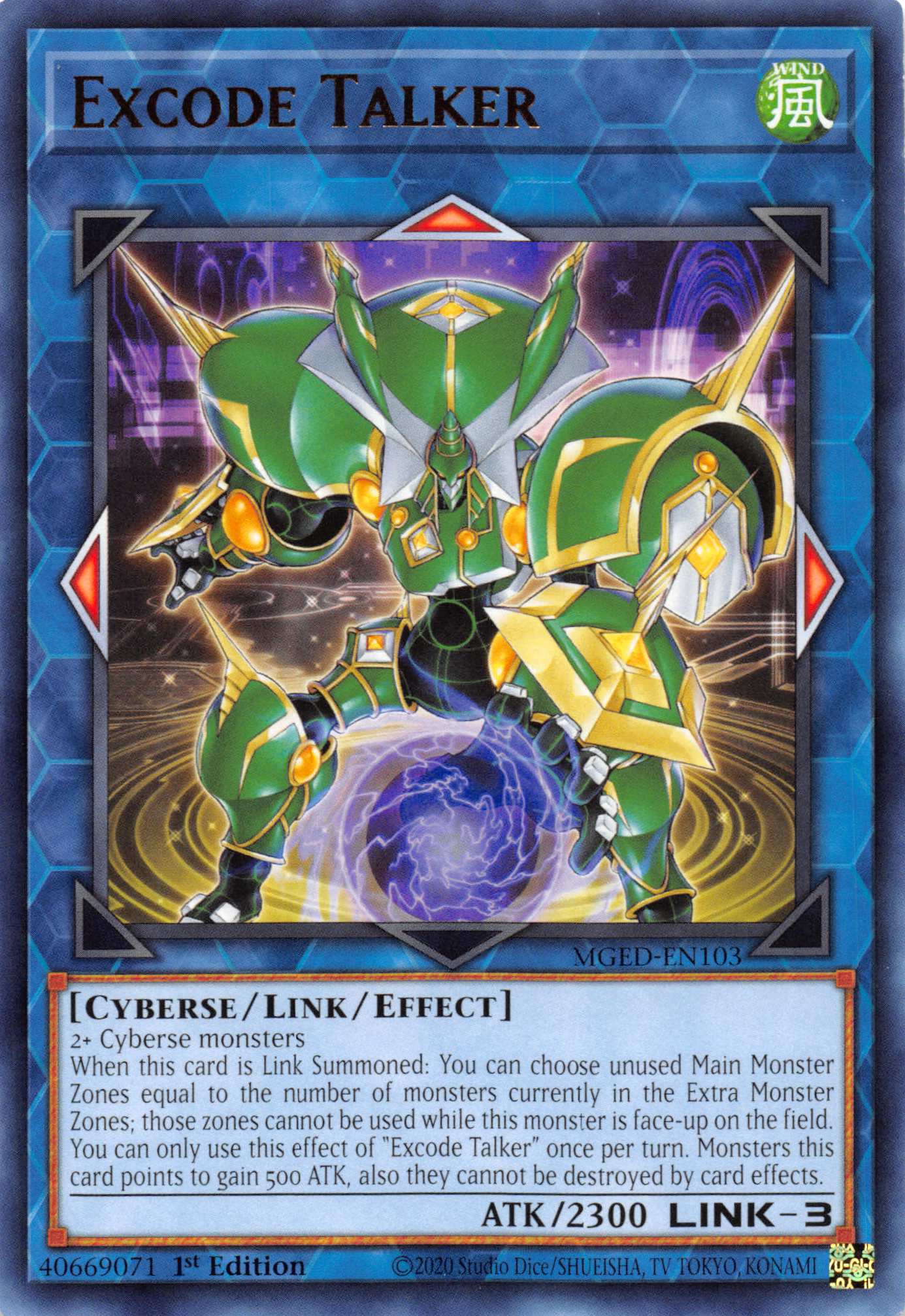 Excode Talker [MGED-EN103] Rare | Odin's Place