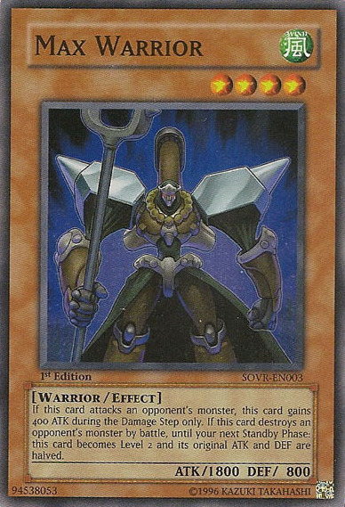 Max Warrior [SOVR-EN003] Super Rare | Odin's Place