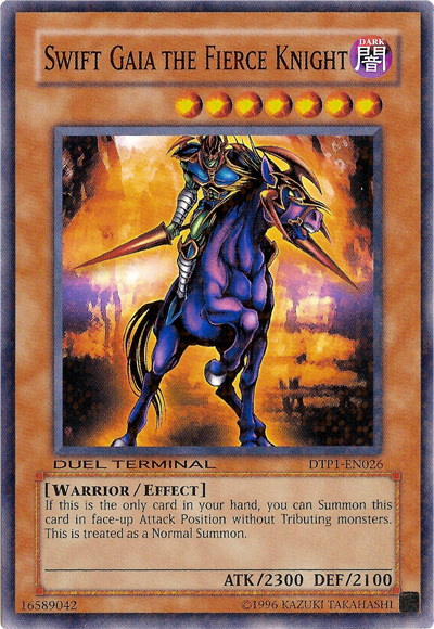 Swift Gaia the Fierce Knight [DTP1-EN026] Common | Odin's Place