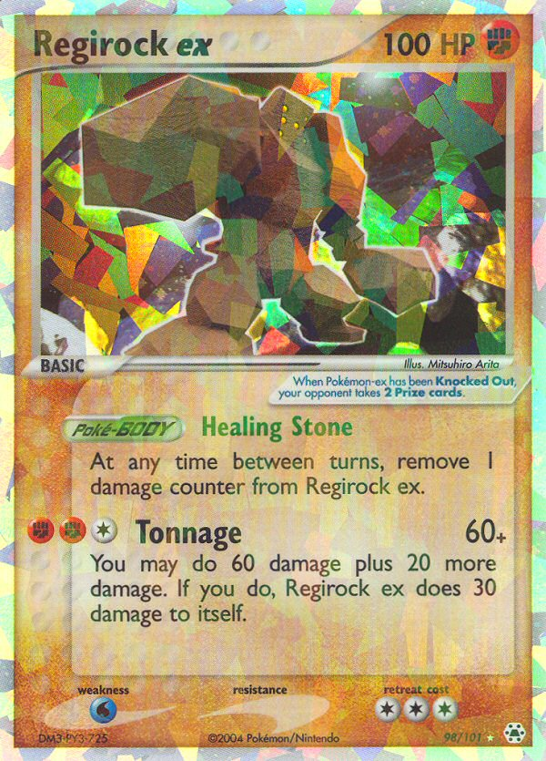 Regirock ex (98/101) [EX: Hidden Legends] | Odin's Place