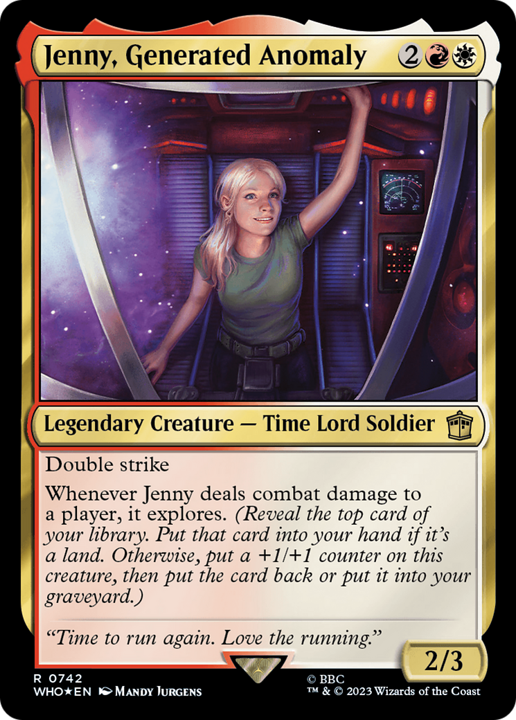 Jenny, Generated Anomaly (Surge Foil) [Doctor Who] | Odin's Place