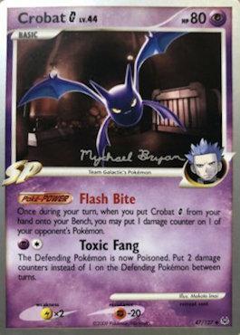 Crobat G LV.44 (47/127) (Happy Luck - Mychael Bryan) [World Championships 2010] | Odin's Place