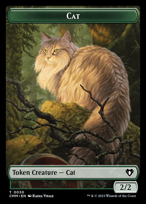 Eldrazi // Cat (0030) Double-Sided Token [Commander Masters Tokens] | Odin's Place