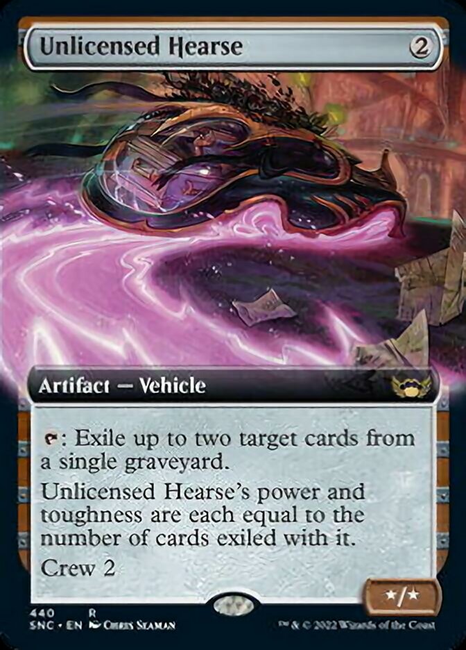 Unlicensed Hearse (Extended Art) [Streets of New Capenna] | Odin's Place