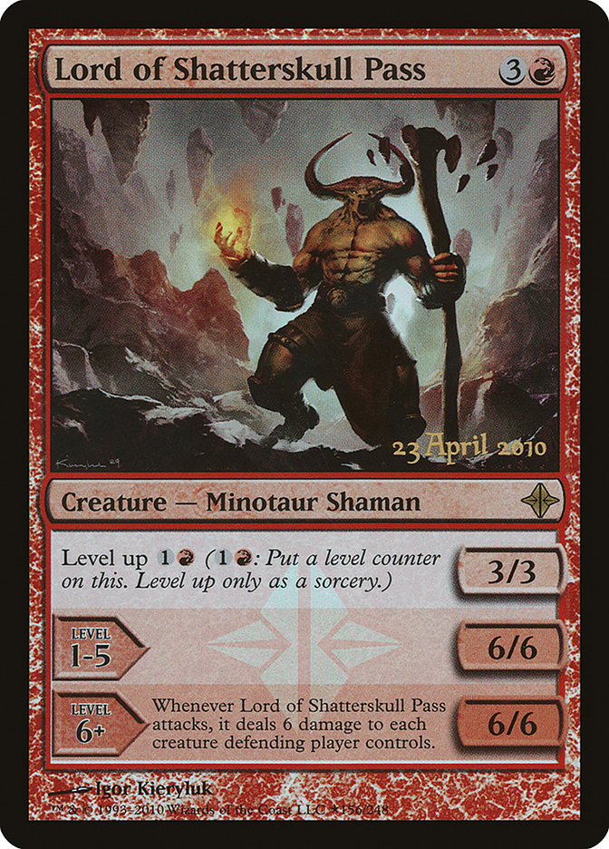 Lord of Shatterskull Pass (156) [Rise of the Eldrazi Prerelease Promos] | Odin's Place