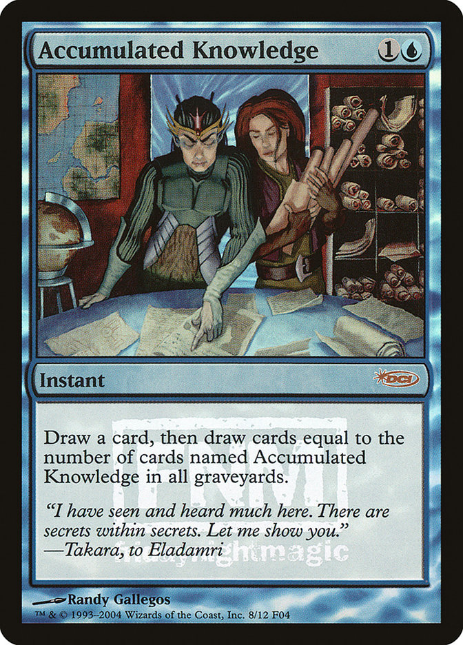 Accumulated Knowledge (8) [Friday Night Magic 2004] | Odin's Place