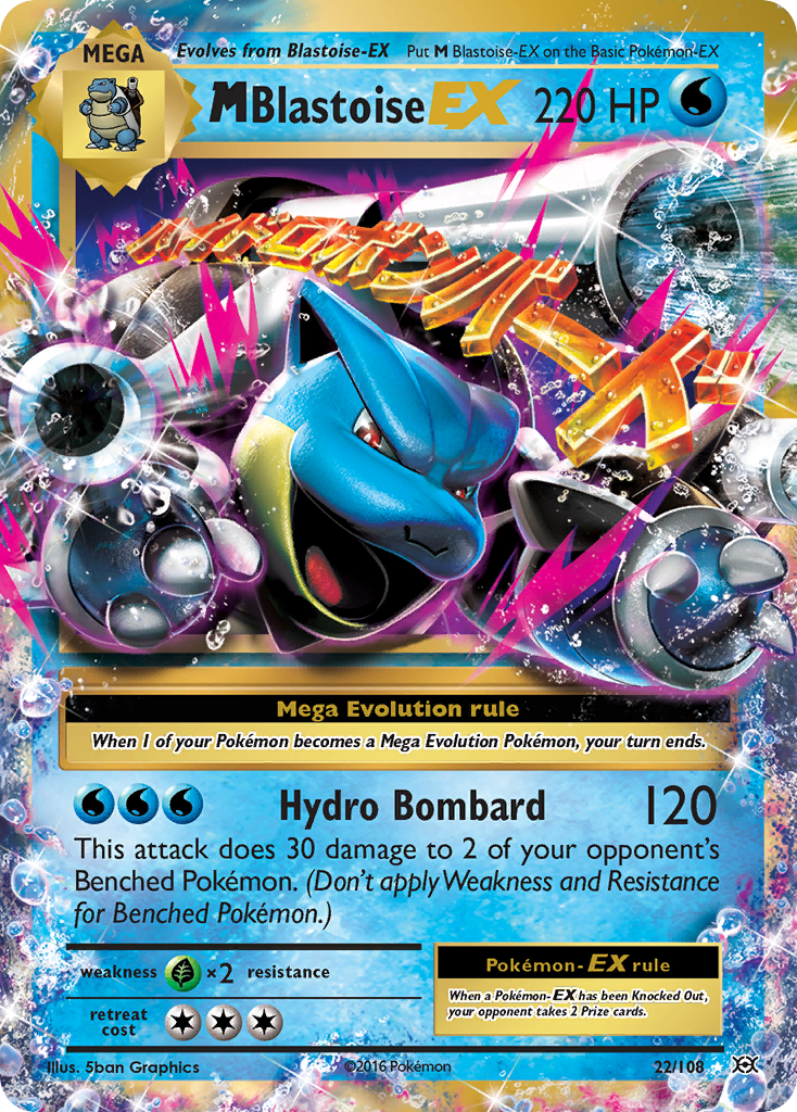M Blastoise EX (22/108) [XY: Evolutions] | Odin's Place