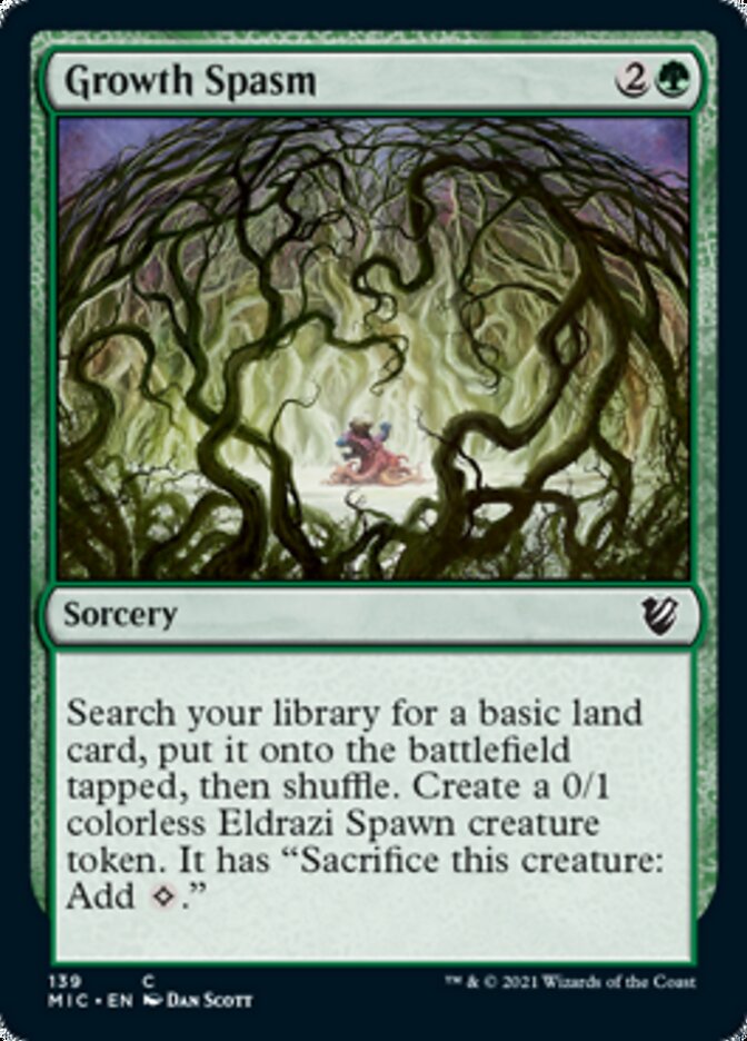 Growth Spasm [Innistrad: Midnight Hunt Commander] | Odin's Place