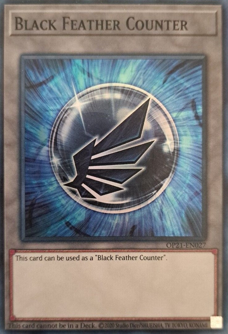 Black Feather Counter [OP21-EN027] Super Rare | Odin's Place