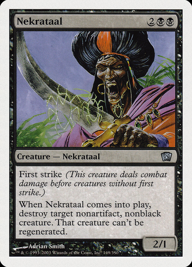 Nekrataal (8th Edition) [Oversize Cards] | Odin's Place