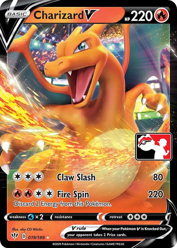 Charizard V (019/189) [Prize Pack Series One] | Odin's Place