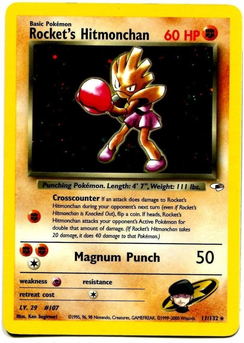 Rocket's Hitmonchan (11/132) [Gym Heroes Unlimited] | Odin's Place