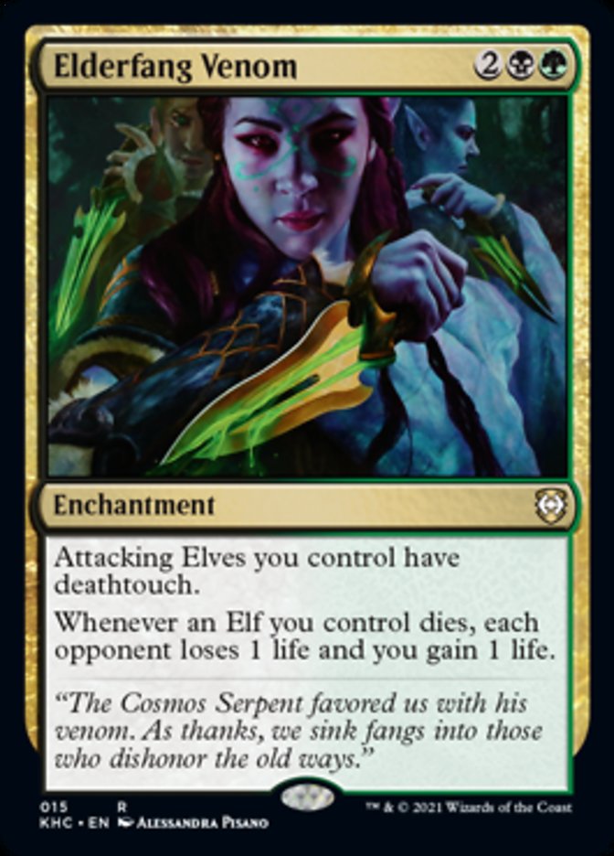 Elderfang Venom [Kaldheim Commander] | Odin's Place