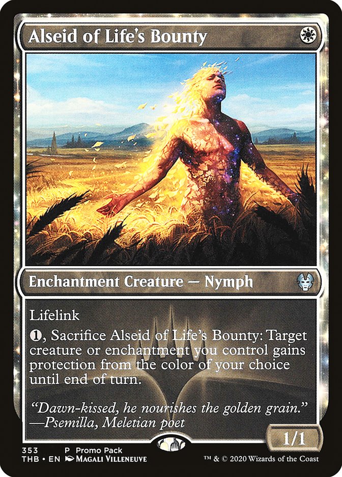 Alseid of Life's Bounty (Promo Pack) [Theros Beyond Death Promos] | Odin's Place
