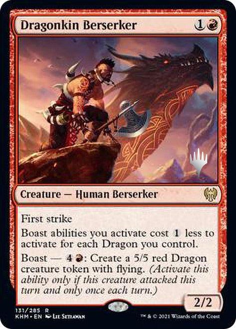Dragonkin Berserker (Promo Pack) [Kaldheim Promos] | Odin's Place