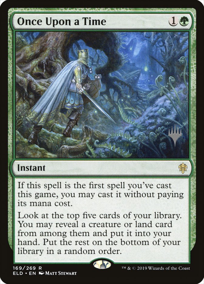 Once Upon a Time (Promo Pack) [Throne of Eldraine Promos] | Odin's Place