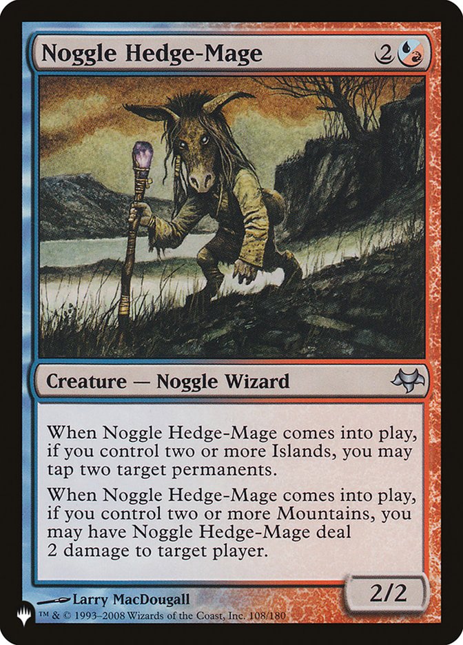 Noggle Hedge-Mage [The List] | Odin's Place