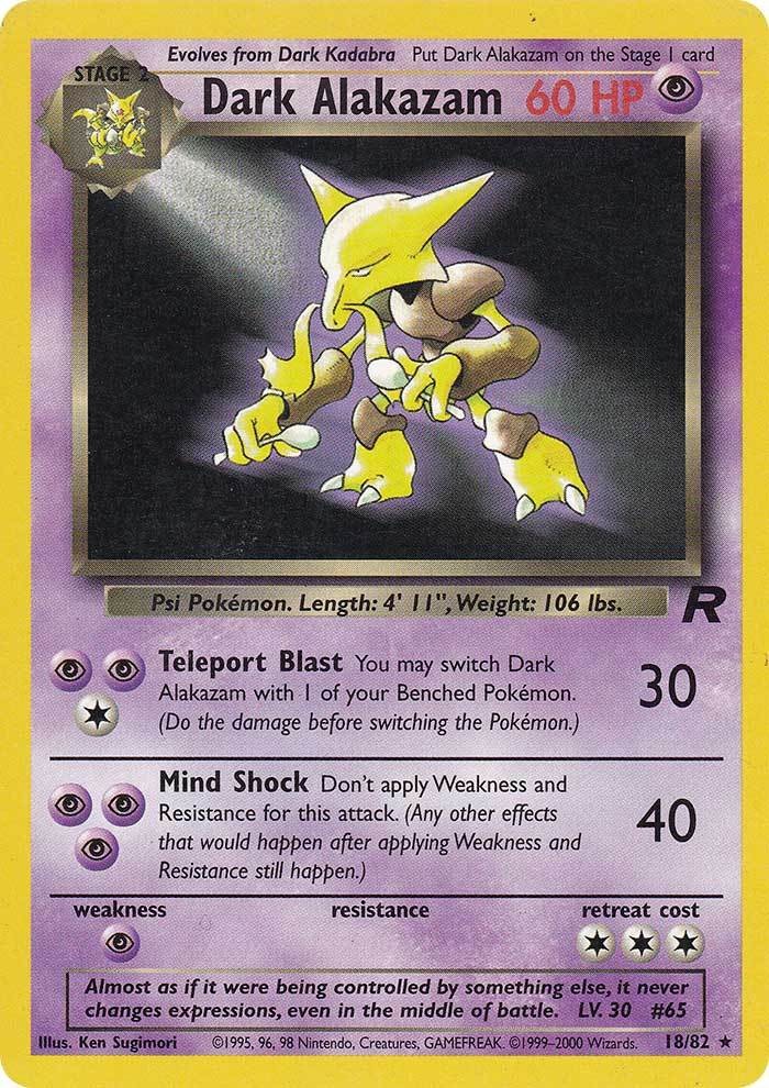 Dark Alakazam (18/82) [Team Rocket Unlimited] | Odin's Place