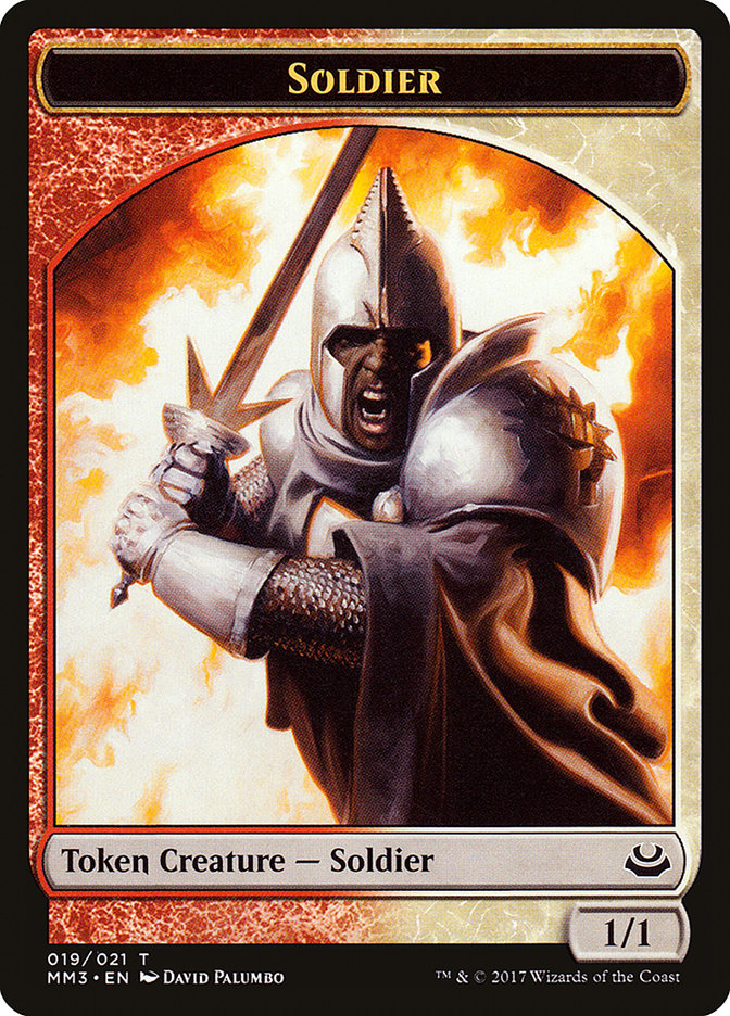 Soldier Token (019/021) [Modern Masters 2017 Tokens] | Odin's Place