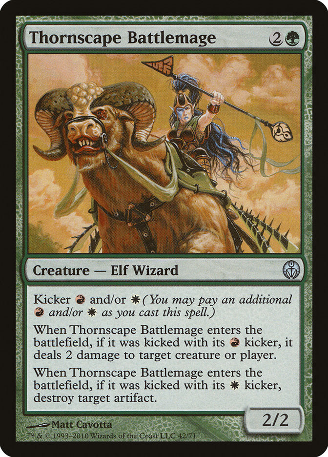 Thornscape Battlemage (42) [Duel Decks: Phyrexia vs. the Coalition] | Odin's Place